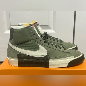 NIKE BLAZER MID PRO CLUB Green/Sea Glass/Medium Olive DQ7673-301 Men's Size 10.5